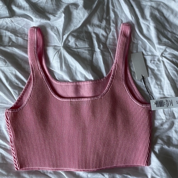 NWOT: Aritzia Sculpt Knit Squareneck Cropped Tank - Picture 5 of 7